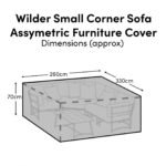 Rectangular Rain Cover 330x260x70cm - Wilder 6 Seater Sofa Set