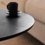 Willow Black Oval Coffee Table - Image 2