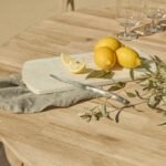 Willow 8 Seater White Acacia Oval Garden Dining Set with Cove Pink Rope Chairs - Image 4