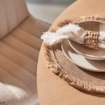 Willow Whitewash Round 4 Seater with Bella Boucle Dining Chairs with Whitewash Legs  - Image 4