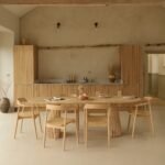 Willow Whitewash Oak Oval Dining Table Set - 6 Seater - Carter Dining Armchairs - Whitewash Oak Legs - Image 2