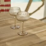 Willow 4 Seater Wooden Brushed Light Acacia Round Dining Set with Saffron Paprika and Beige Chairs - Image 2