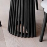 Willow Stained Black Oval Dining Table - Image 5