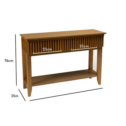 Outlet - Willow Console Table Pale Oak 1 Willow natural wood console table
