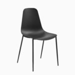Wren Black Garden Chairs - Set of 2 - Image 8