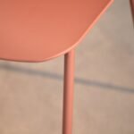 Paul Whitewash Extendable Dining Table Set - 4 Seater - Wren Burnt Orange Dining Chairs - Image 8