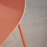 Paul Whitewash Extendable Dining Table Set - 4 Seater - Wren Burnt Orange Dining Chairs - Image 7