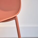 Paul Whitewash Extendable Dining Table Set - 4 Seater - Wren Burnt Orange Dining Chairs - Image 9