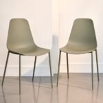 Outlet - Wren Olive Green Dining Chairs - Set of 2