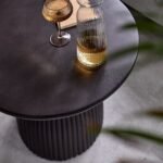 Outlet - Zaliki Black Concrete Coffee Table - Image 6