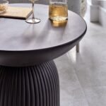 Zaliki Black Concrete Coffee Table - Image 5
