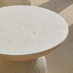 Zaliki Pearl Terrazzo Concrete Coffee Table - Image 12