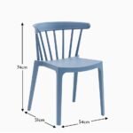Outlet - Agatha Blue Dining Chairs - Set of 2 - Image 9