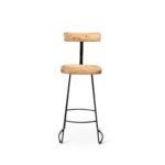 Outlet - Aiden Natural Mango Wood Bar Stool - Set of 2 - Image 17