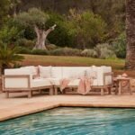 Outlet - Akira 5 Seater Wooden Garden Corner Sofa - Image 2