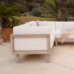 Akira 5 Seater Wooden Garden Corner Sofa - Image 13
