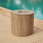 Outlet - Akira Chunky Wood Table/Parasol Base
