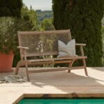 Outlet - Akira Wooden Garden Rope Folding Bench