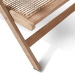 Outlet - Akira Wooden Garden Rope Folding Bench - Image 13