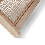 Outlet - Akira Wooden Garden Rope Folding Sun Lounger - Image 9