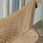 Outlet - Akira Wooden Garden Rope Folding Sun Lounger - Image 3