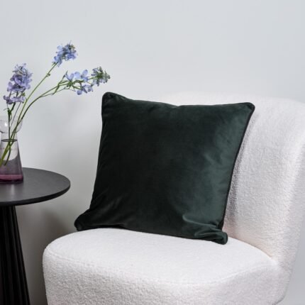 Alford 45x45cm Velvet Cushion Cover - Forest Green