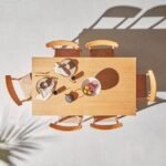 Amelia Oak Wood Dining Table - Non Extendable - Image 5