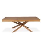 Amelia Oak Wood Dining Table - Extendable - Image 8