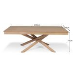 Amelia Whitewash Dining Table Set - 6 Seater - Marilyn Soft Beige Dining Chairs - Whitewash Legs - Image 11