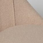 Outlet - Amy Dining Chair - Set of 2 - Boucle with Black Legs - Image 6