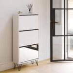 Anderson Shoe Cabinet - 3 Door - White