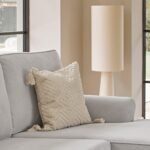 Annabelle Chaise Corner Sofa - Cloud Grey with Pale Oak Legs - Image 7