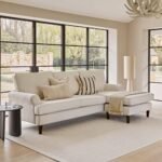 Annabelle Chaise Corner Sofa - Natural Ivory - Image 10