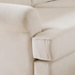 Annabelle Chaise Corner Sofa - Natural Ivory - Image 5
