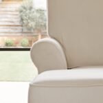 Annabelle Chaise Corner Sofa - Natural Ivory - Image 8