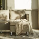 Aria 3 Seater Rattan Sofa Set with Footstool and Coffee Table - Light Grey - Image 2