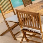 Ashby 6 Seater Wooden Garden Dining Set - 150cm - Image 4