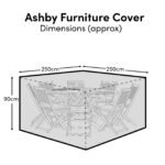 Round Rain Cover 250x250x90cm - Ashby 6 Seater with Ashby or Cove Chairs - Kemble 8 Seater - Shiro 6 Seater with Shiro, Nala or Hali Chairs - Image 2