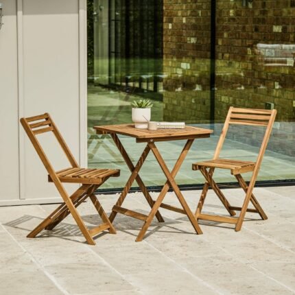 Outlet - Ashby Wooden Garden Bistro Dining Set