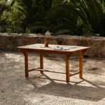 Aspen 4-8 Seater Wooden Extendable Garden Dining Table
