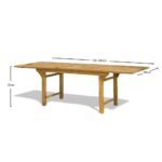 Aspen 6-10 Seater Extendable Wooden Dining Table - Image 5