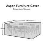 Extra Large Rectangular Garden Furniture Cover - Image 9