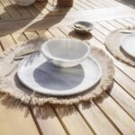 Aspen 8 Seater Wooden Garden Dining Set with Cushions & Grey LED Premium Parasol  - 160cm to 240cm - Image 9
