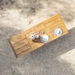 Aspen 8 Seater Wooden Garden Dining Set with Grey LED Premium Parasol  - 160cm to 240cm - Image 10