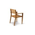 Aspen Wooden Garden Armchair - Set of 2 - Image 7