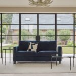 Ava 2 Seater Sofa - Ink with Black Oak Legs - Image 7