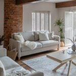 Ava 3 Seater Sofa - Sand with Pale Oak Legs