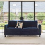 Outlet - Ava 3 Seater Sofa - Ink with Black Oak Legs - Image 3