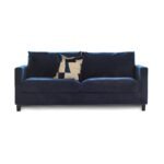 Outlet - Ava 3 Seater Sofa - Ink with Black Oak Legs - Image 7