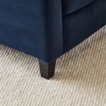 Ava Right L Shape Sofa - Ink with Black Oak Legs - Image 4